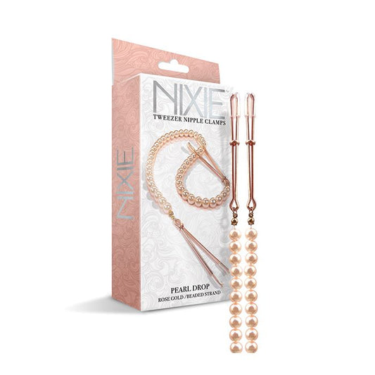 Nixie Pearl Drop Tweezer Nipple Clamps