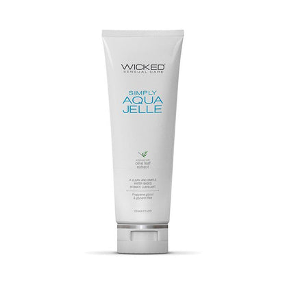 Wicked Simply Aqua Jelle  Lubricant - 4 oz