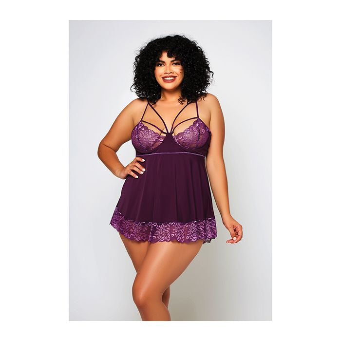 Cross Dye Babydoll & G-String