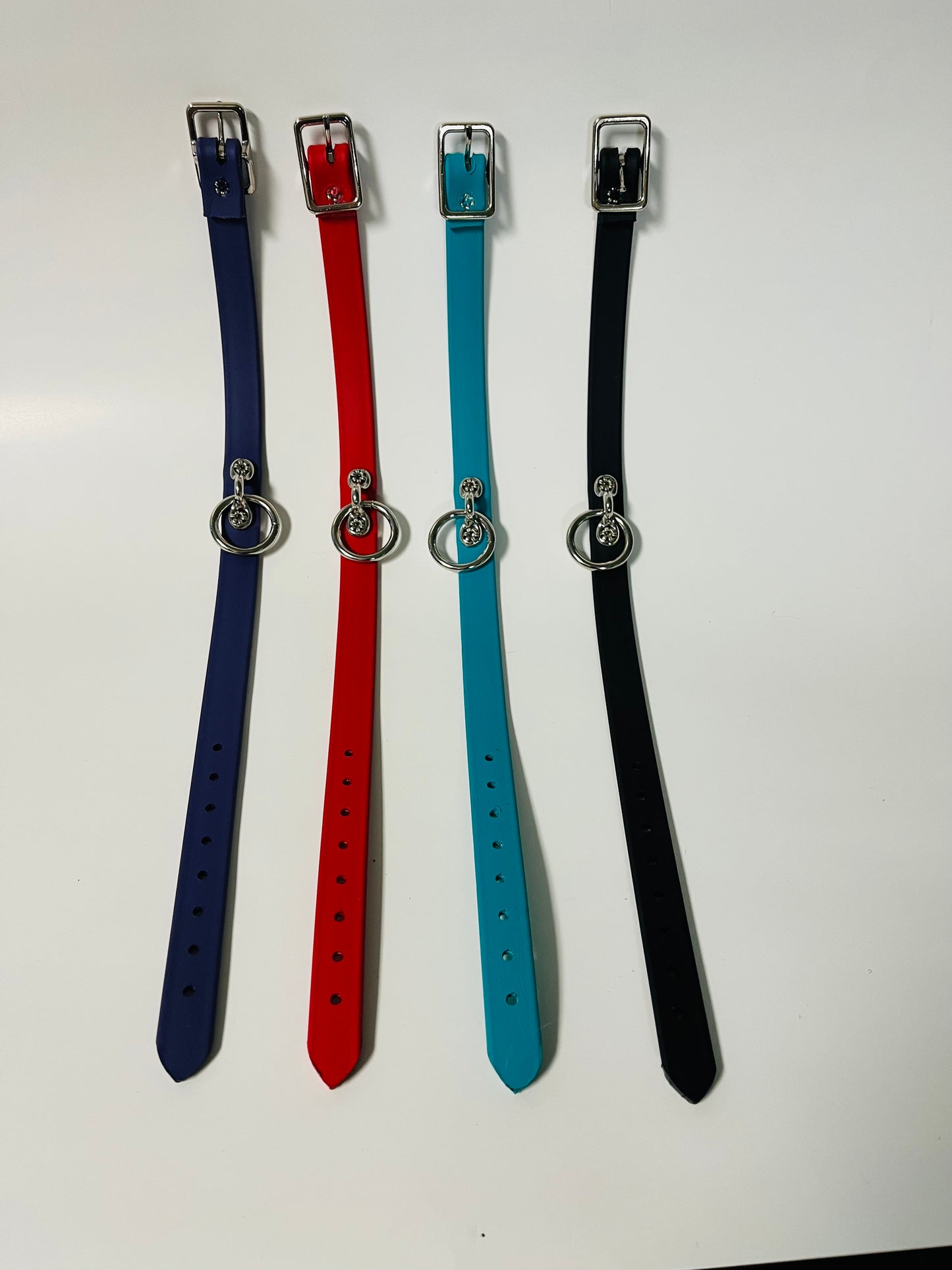Vegan Leather Ring Collars