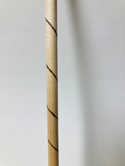Hand-Burned Hardwood Canes 16" length