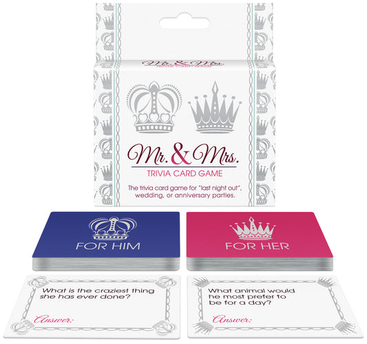 Mr. and Mrs. Trivia Game
