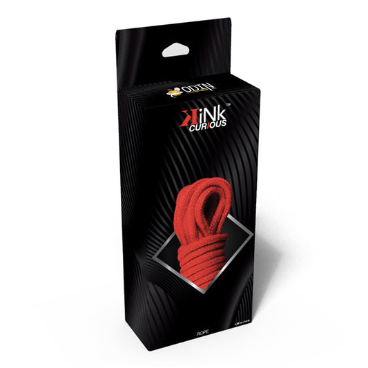 Kink Curious Bondage Rope (Red)