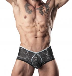 Marble Mesh Mini Shorts