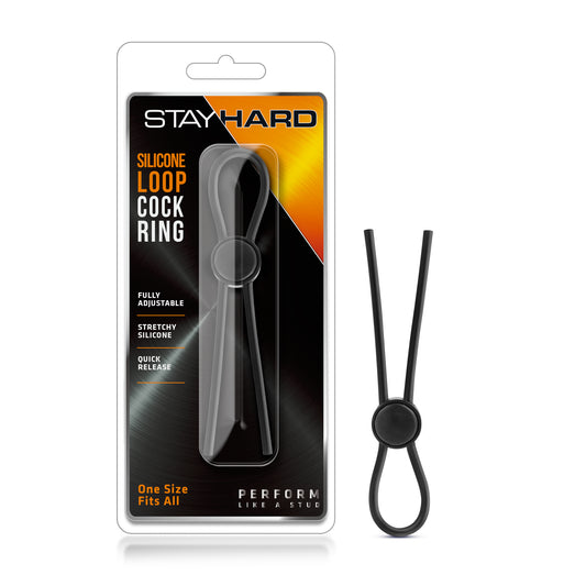 Stay Hard Silicone Loop Ring