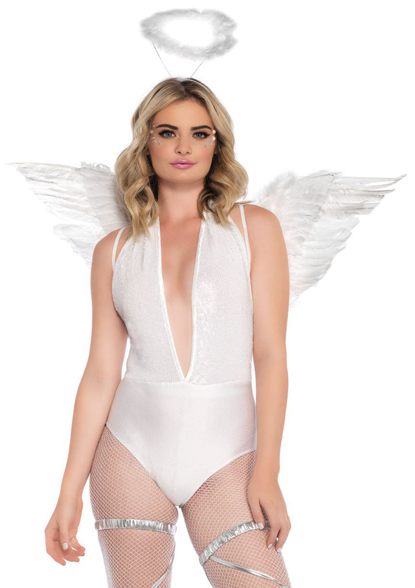 LA White Angel Costume