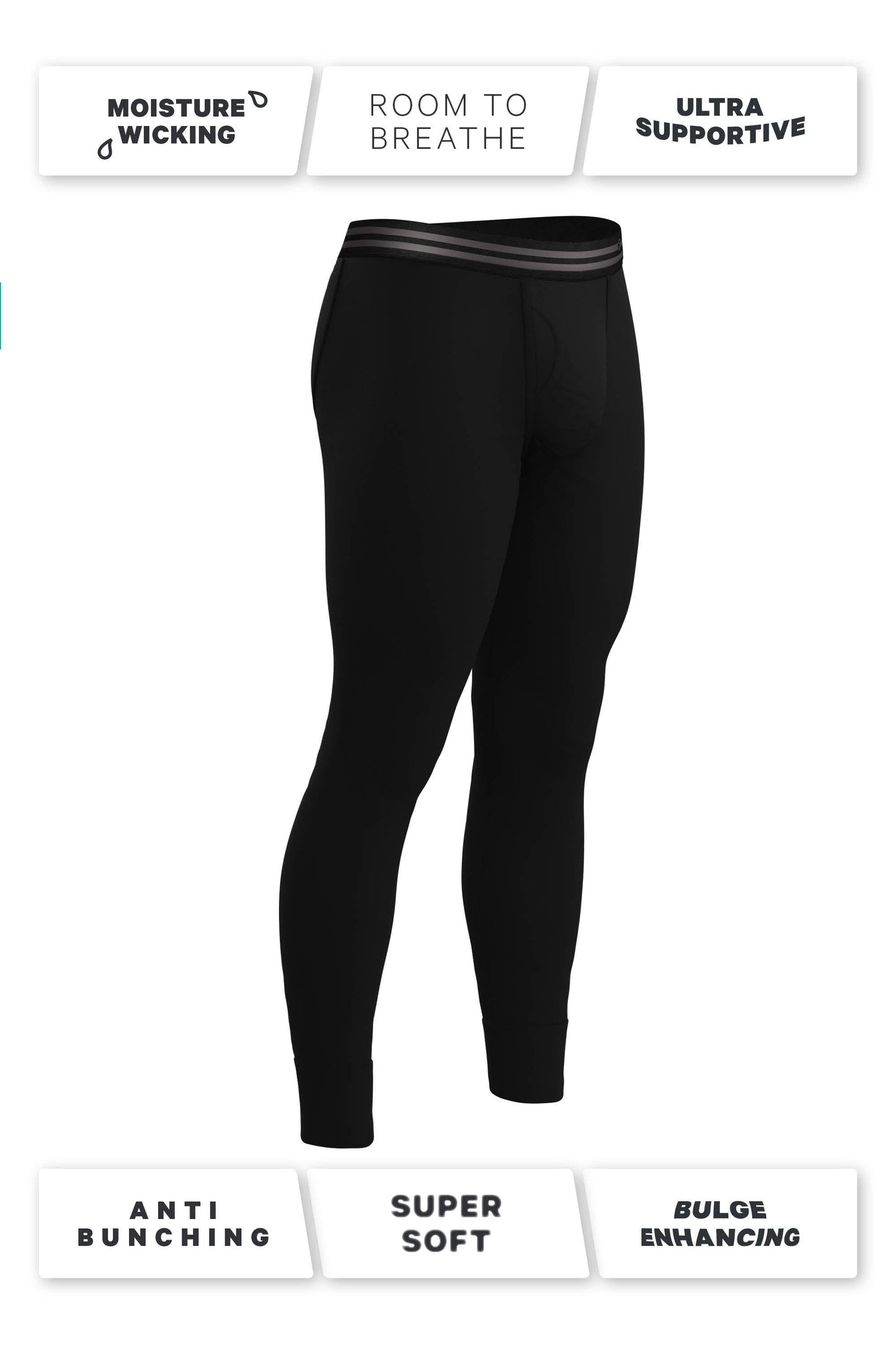 Ball Hammock® Men's Long Johns | The Threat Level Midnight
