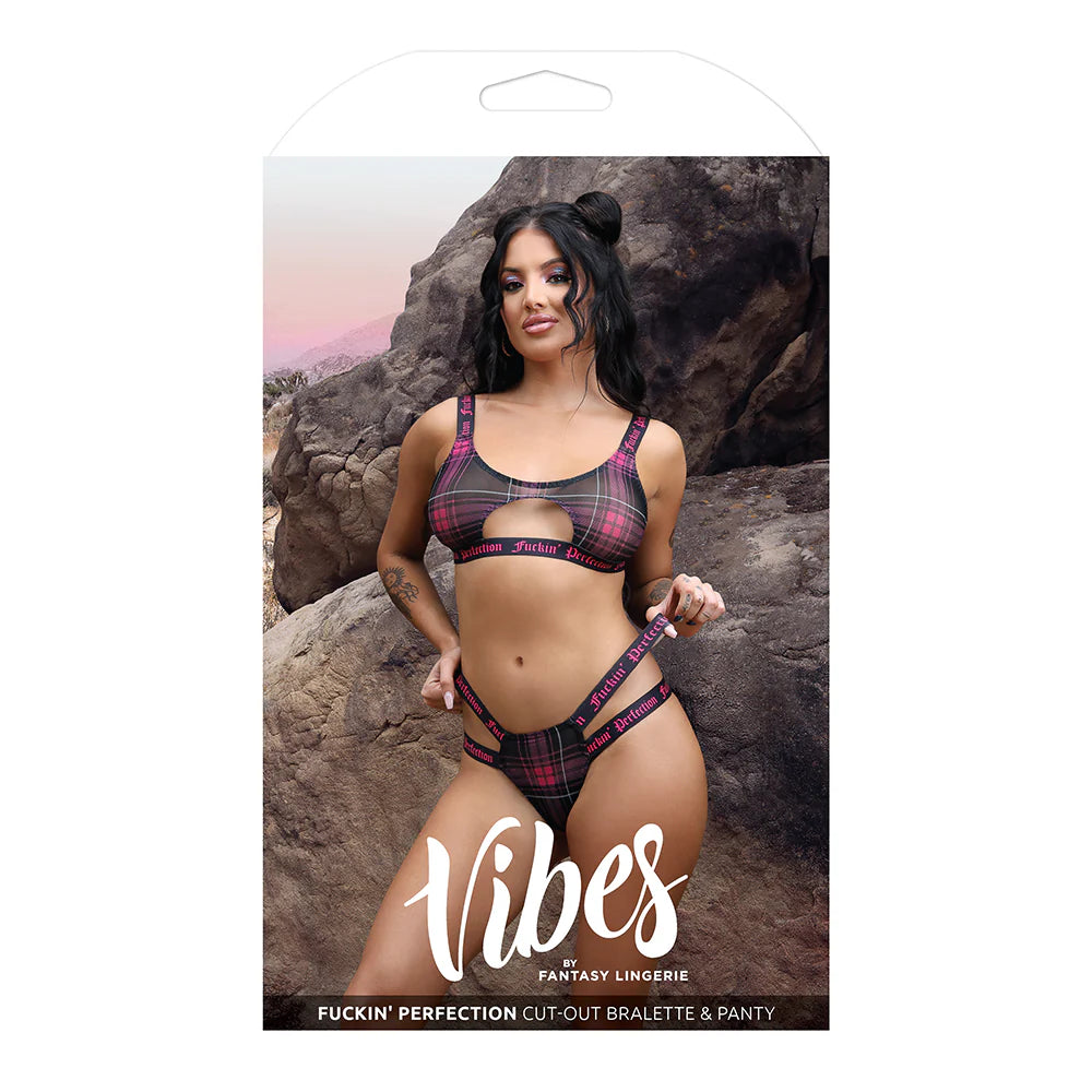 Fuckin' Perfection Bralette & Panty Set