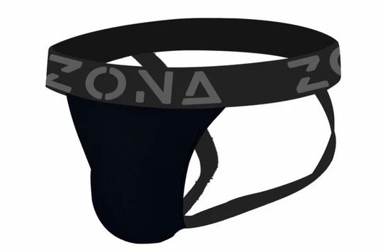 Zona Black Jockstrap